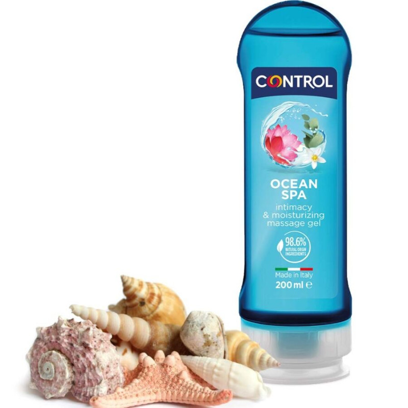 Control - 2 En 1 Massage & Plaisir Mer Méditerranée 200 Ml